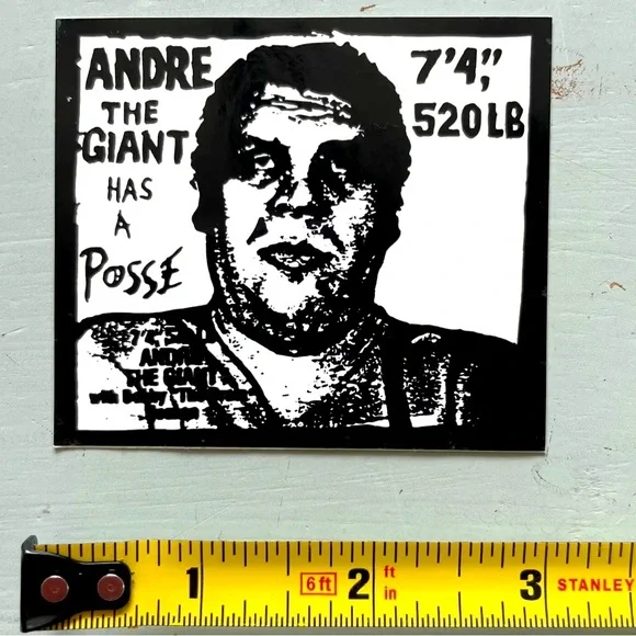 Obey | Art | Obey Giant Vinyl Sticker Og Andre The Giant Has
